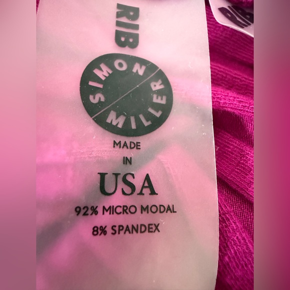 Simon Miller Fuchsia Ribbed Top - Picture 4 of 8